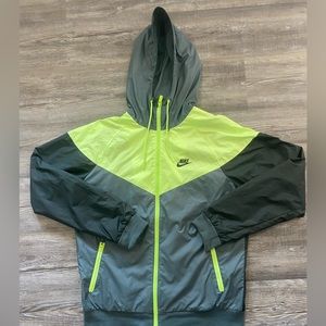 Nike Essentials Zero Windrunner Jacket Windrunner Gray volt 727324-393 Men's M